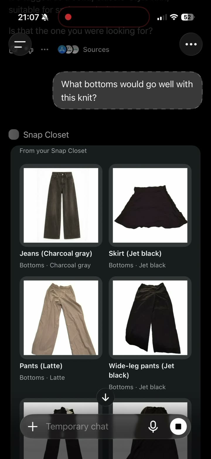 Your closet in conversation